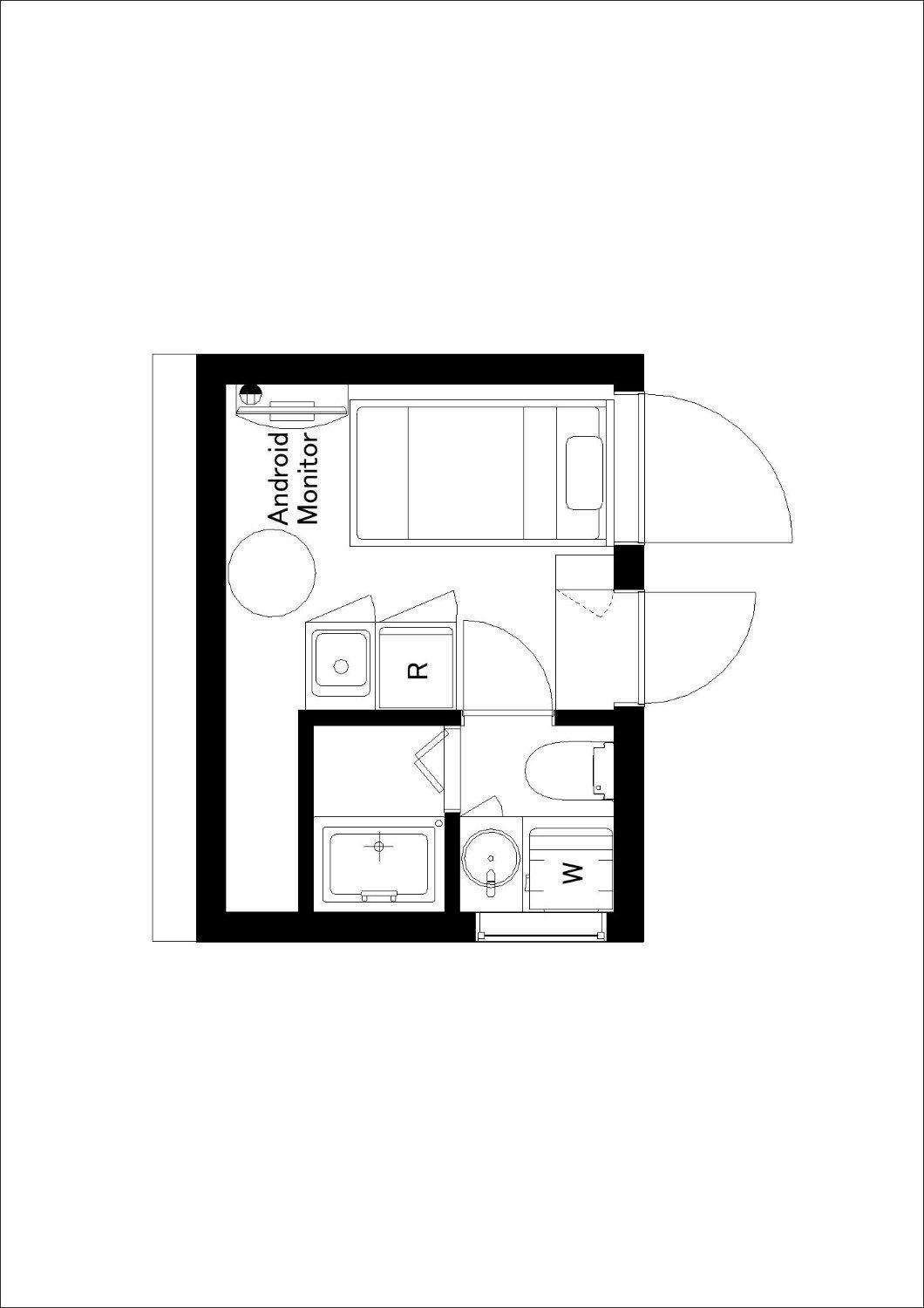 Appartement Retaw Hills Waseda à Tōkyō Chambre photo